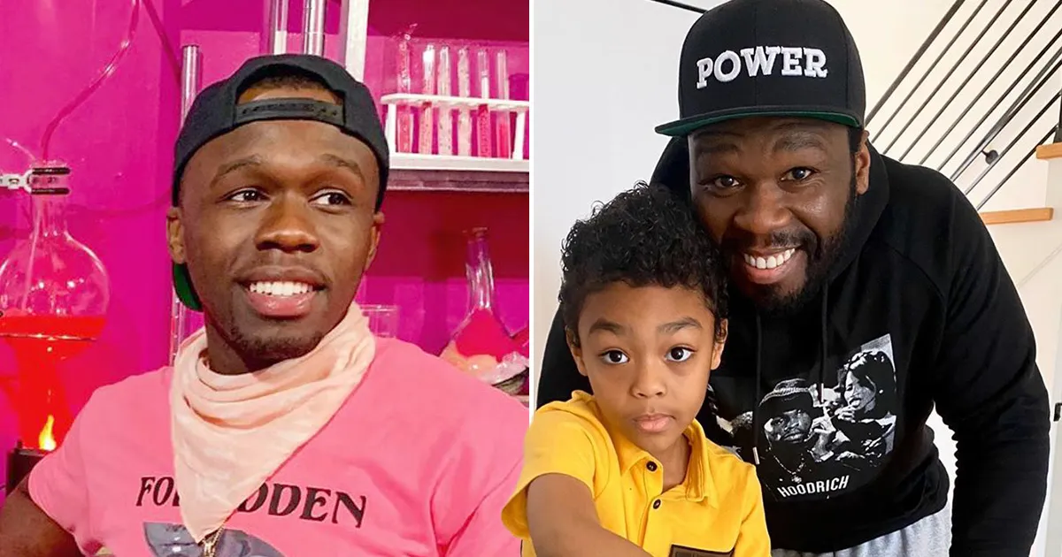 50 Cent shares Easter with his son Sire after disowning Marquise