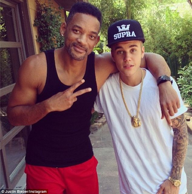 Justin Bieber and Will Smith, Instagram